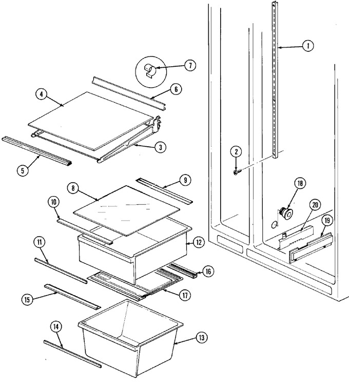 Diagram for GS20X83V (BOM: DP07A)