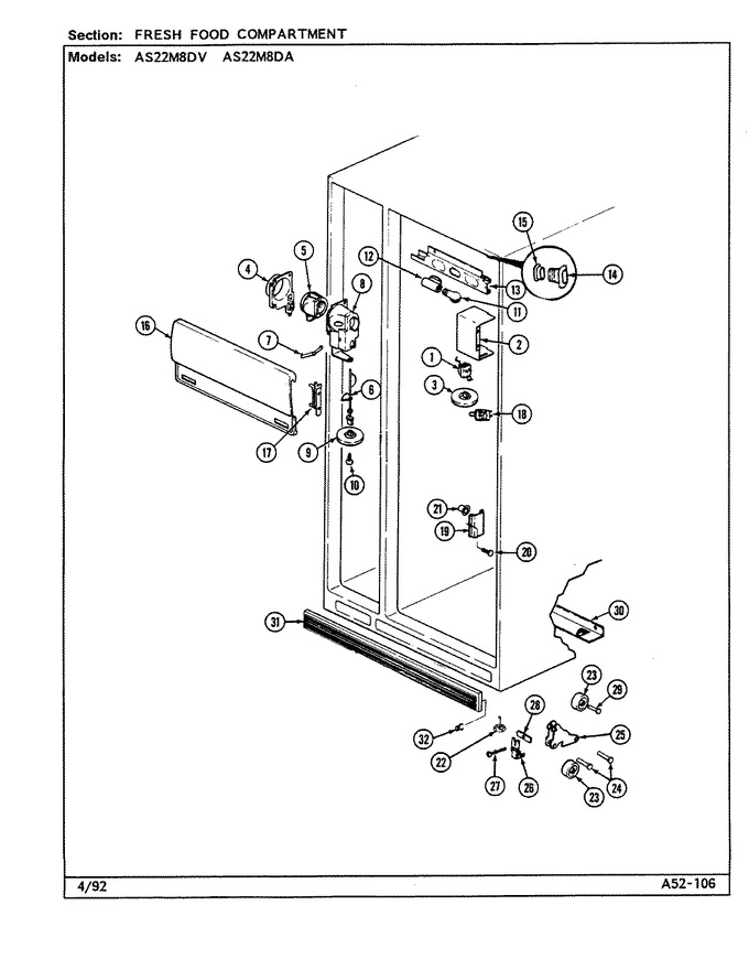 Diagram for AS22M8DA (BOM: DN34C)