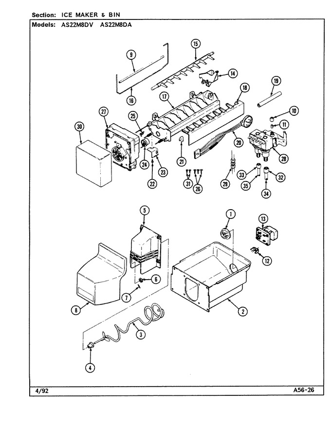 Diagram for AS22M8DA (BOM: DN34C)
