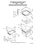 Diagram for 03 - Refrigerator Shelf Parts