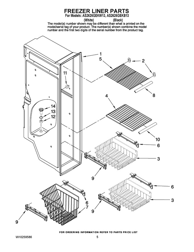 Diagram for AS2626GEKW13