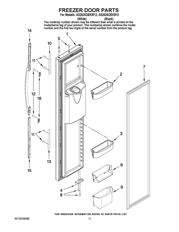 Diagram for AS2626GEKW13
