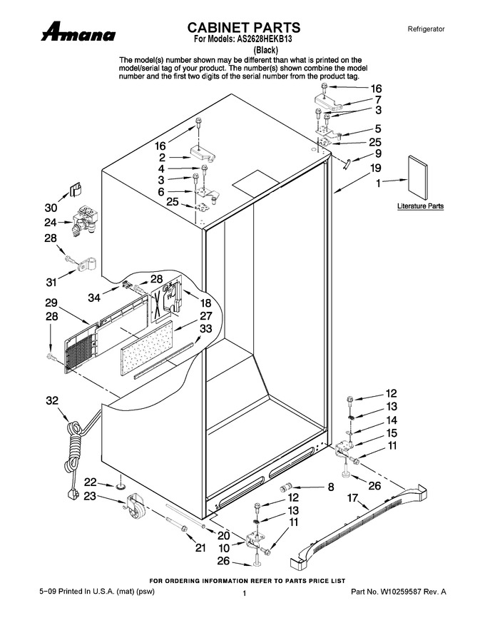 Diagram for AS2628HEKB13