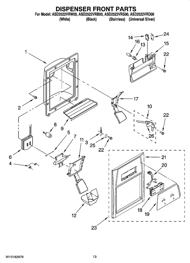 Diagram for ASD2522VRS00