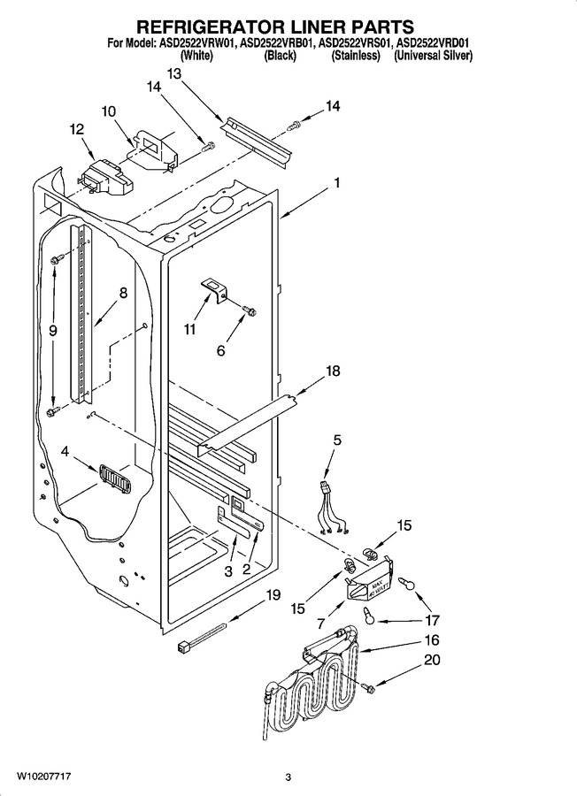 Diagram for ASD2522VRD01
