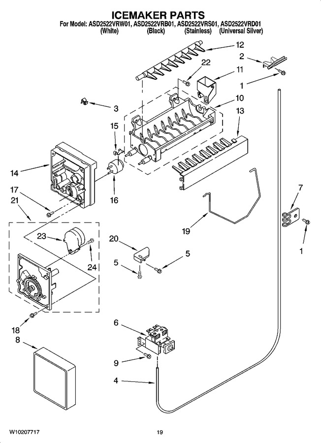Diagram for ASD2522VRW01
