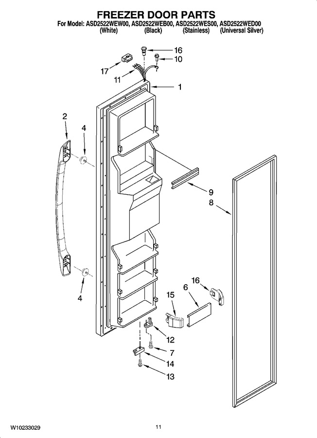 Diagram for ASD2522WED00