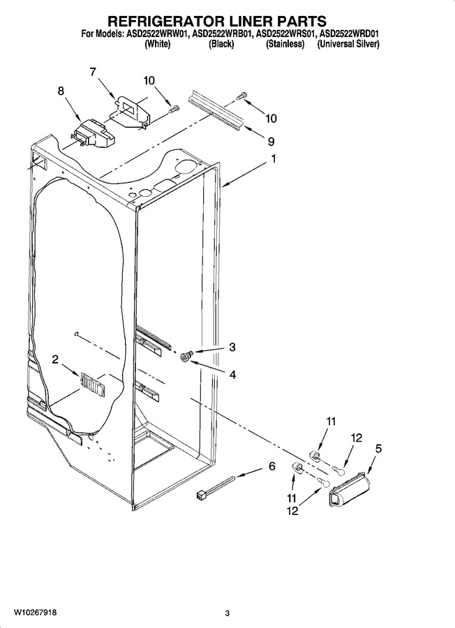 Diagram for ASD2522WRW01