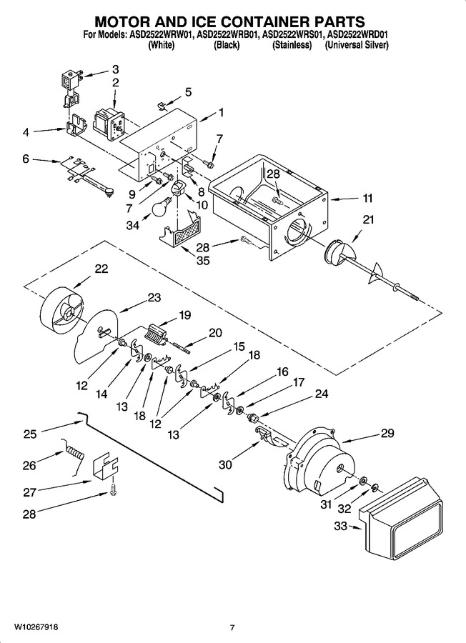 Diagram for ASD2522WRD01