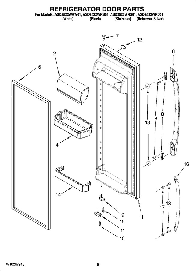 Diagram for ASD2522WRD01