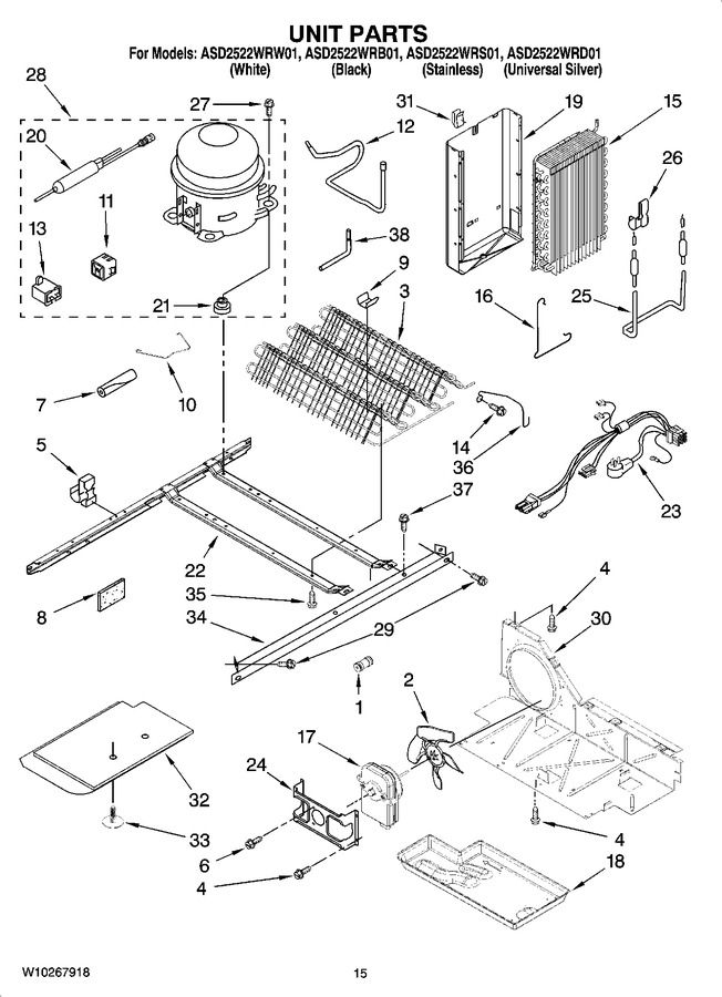 Diagram for ASD2522WRD01