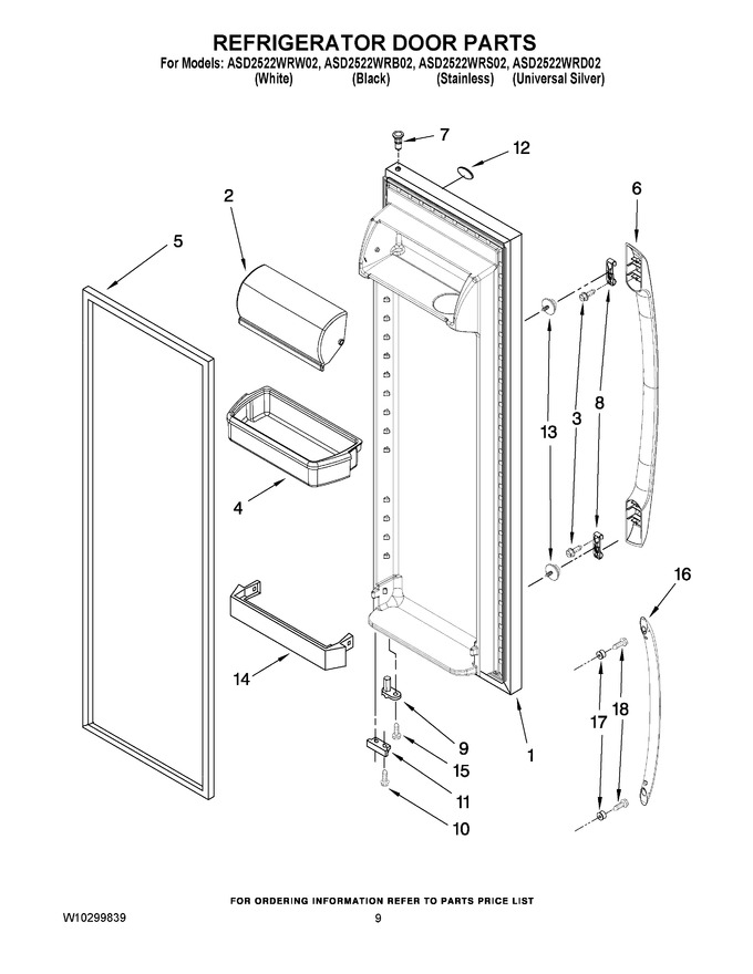 Diagram for ASD2522WRW02