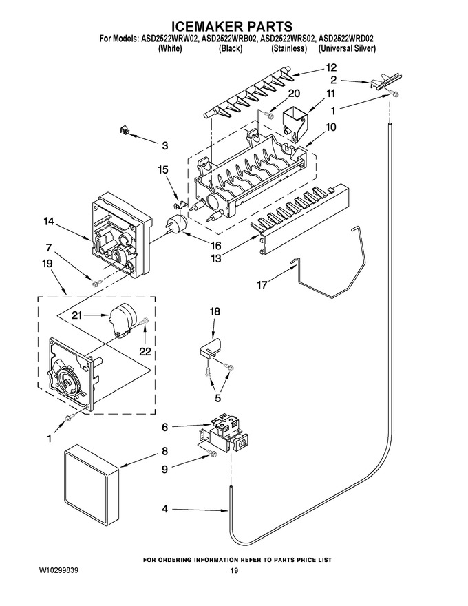 Diagram for ASD2522WRW02