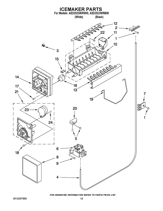 Diagram for ASD2523WRW00