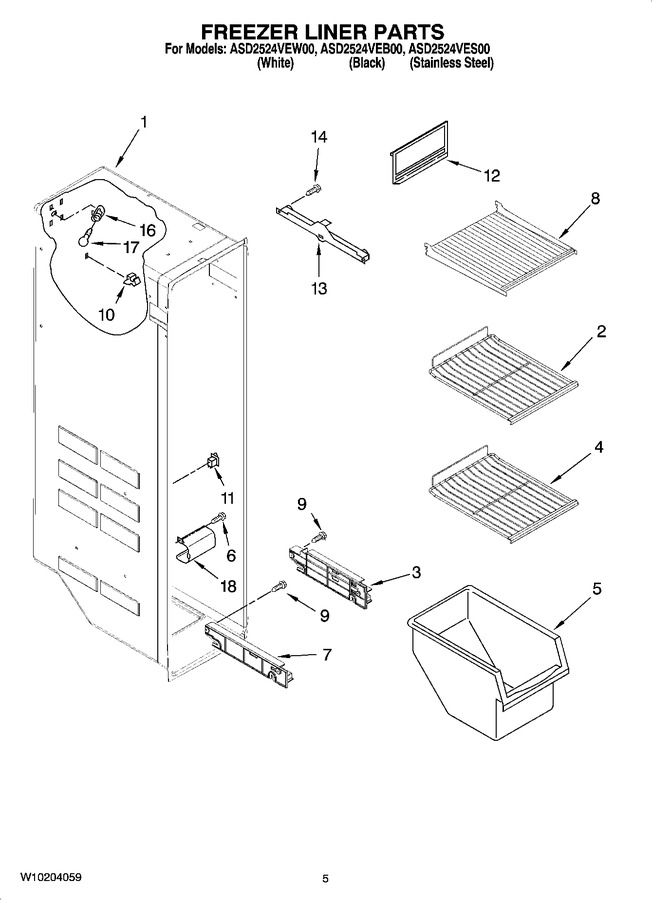 Diagram for ASD2524VES00