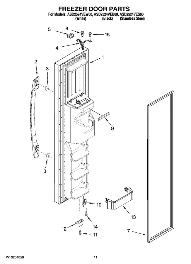Diagram for ASD2524VES00