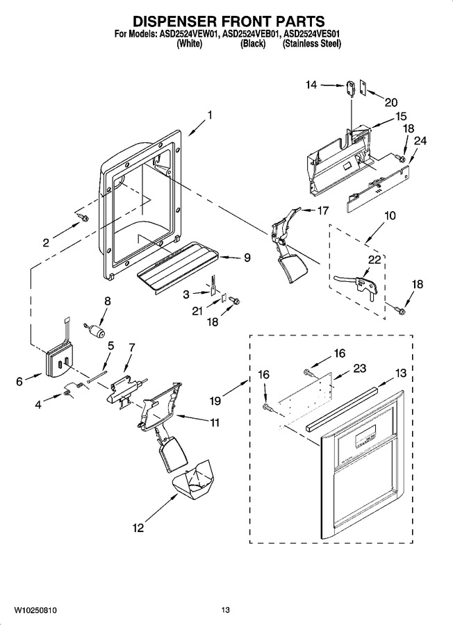 Diagram for ASD2524VES01