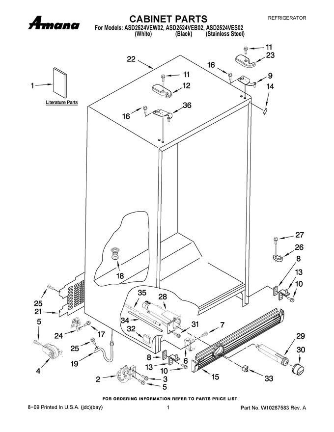 Diagram for ASD2524VEW02