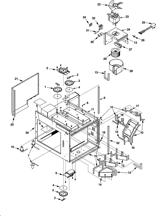 Diagram for MC23MPW (BOM P1330122M)
