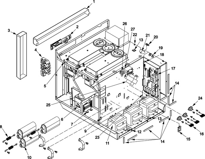 Diagram for ASE70002 (BOM P1332813M)-