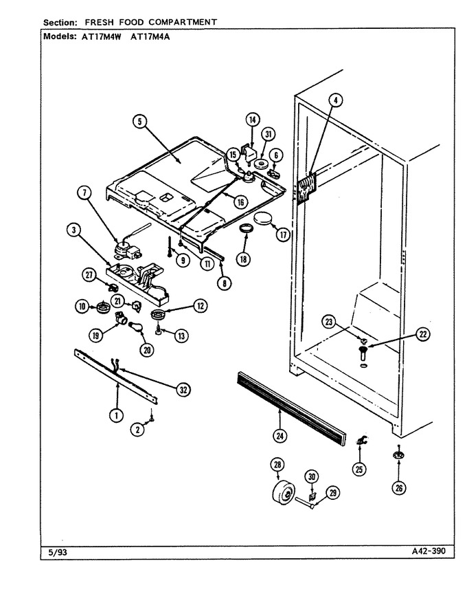 Diagram for AT17M4W (BOM: DA25A)