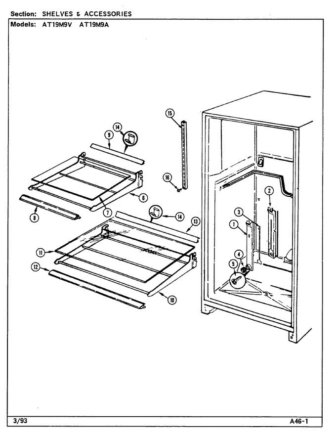 Diagram for AT19M9V (BOM: DE53A)