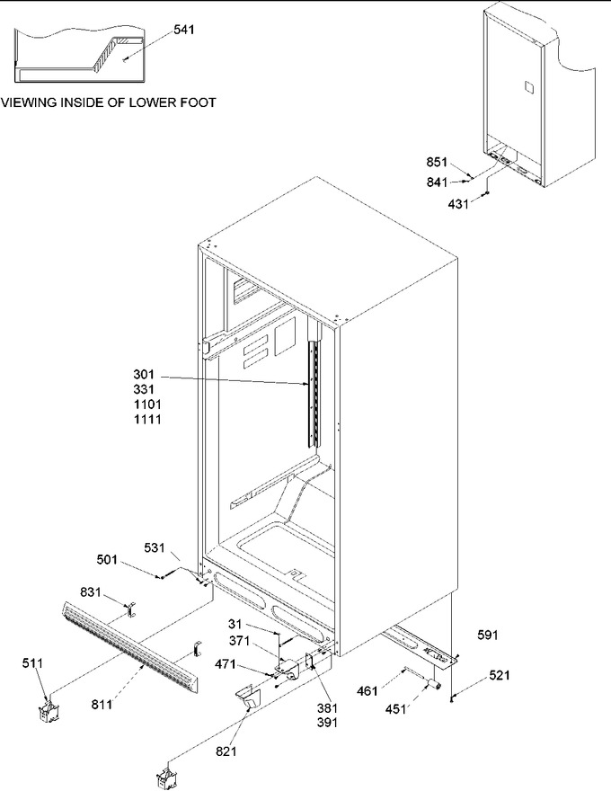 Diagram for ATX518VW (BOM: P1322503W W)