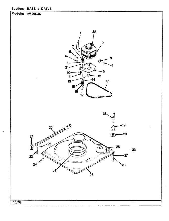 Diagram for AW20K3HS