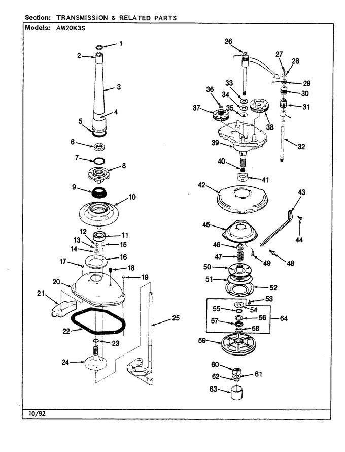 Diagram for AW20K3WS