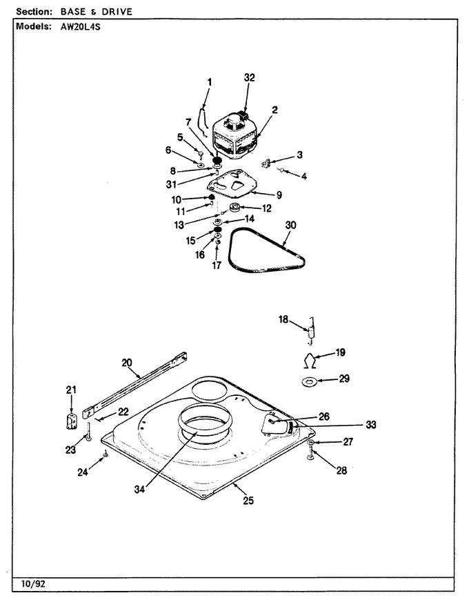 Diagram for AW20L4WS