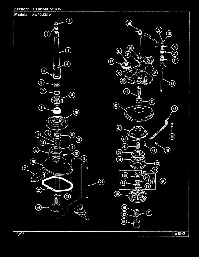 Diagram for AW20M3SV