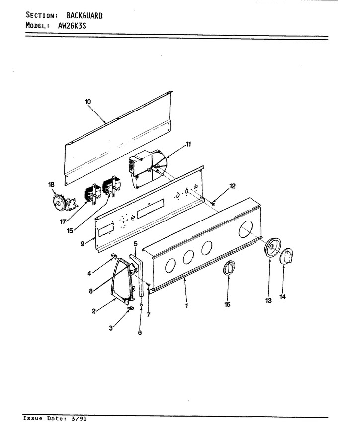 Diagram for AW26K3WS