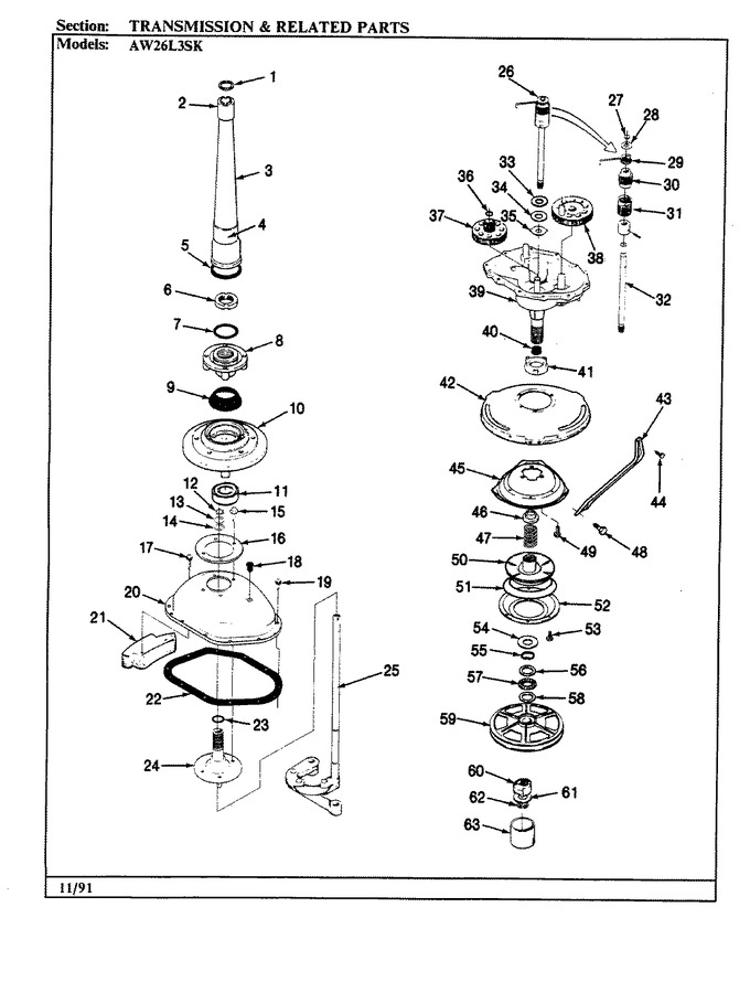 Diagram for AW26L3HSK