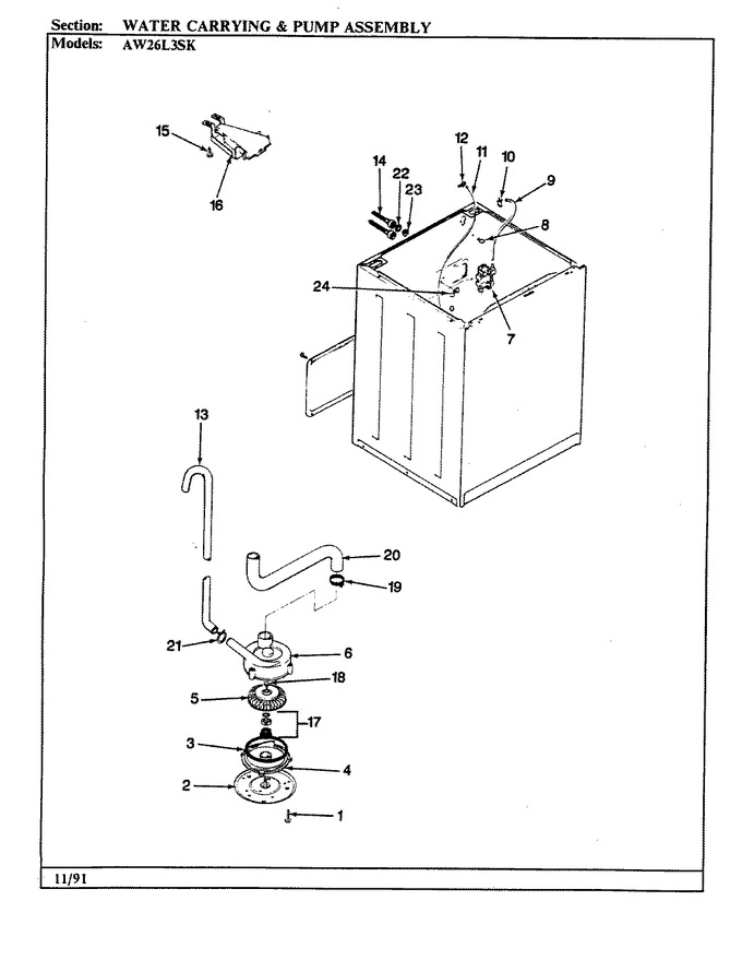 Diagram for AW26L3HSK