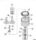 Diagram for 02 - Agitator/drive Bell/seal Kit/tub & Hub