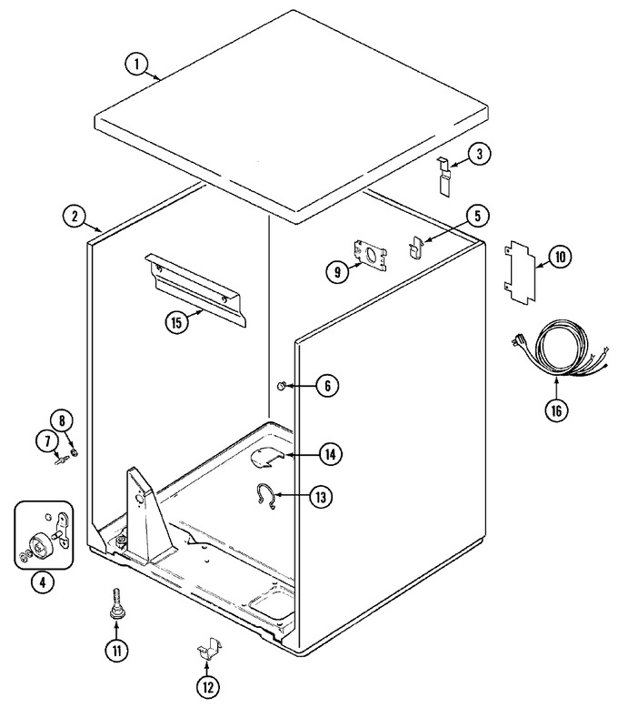 Diagram for PYE3200AZW