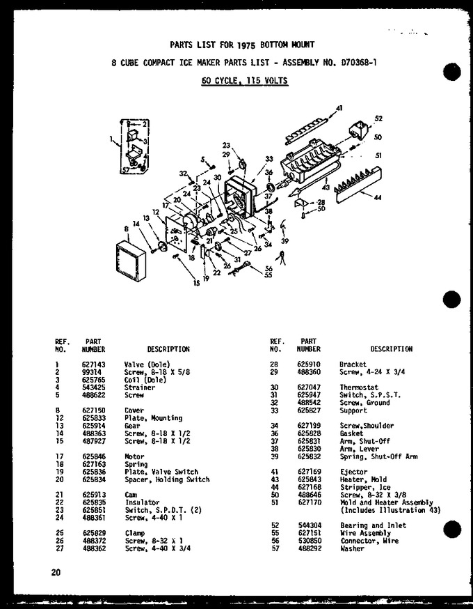 Diagram for BC20WC (BOM: P6023510W C)
