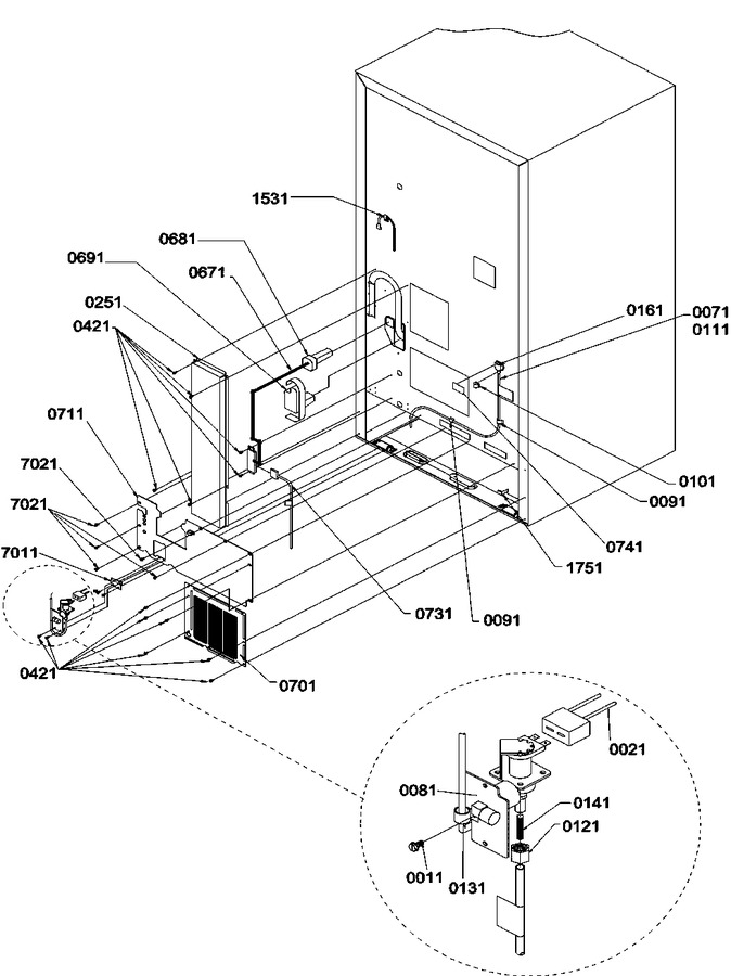 Diagram for BXI21VL (BOM: P1321504W L)