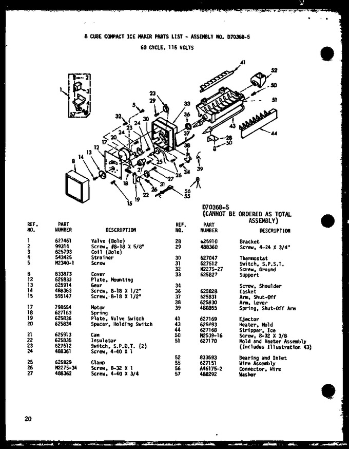 Diagram for BCI20EG (BOM: P747024WG)
