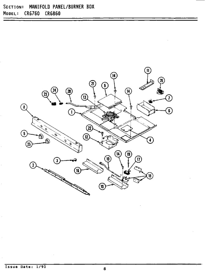 Diagram for CRG760