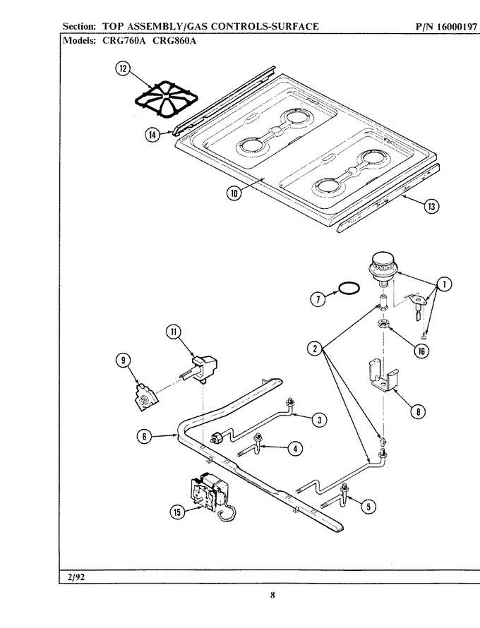 Diagram for CRG760