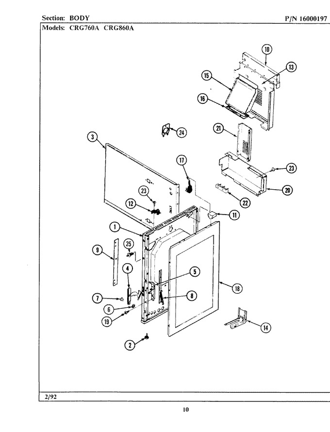 Diagram for BCRG860A