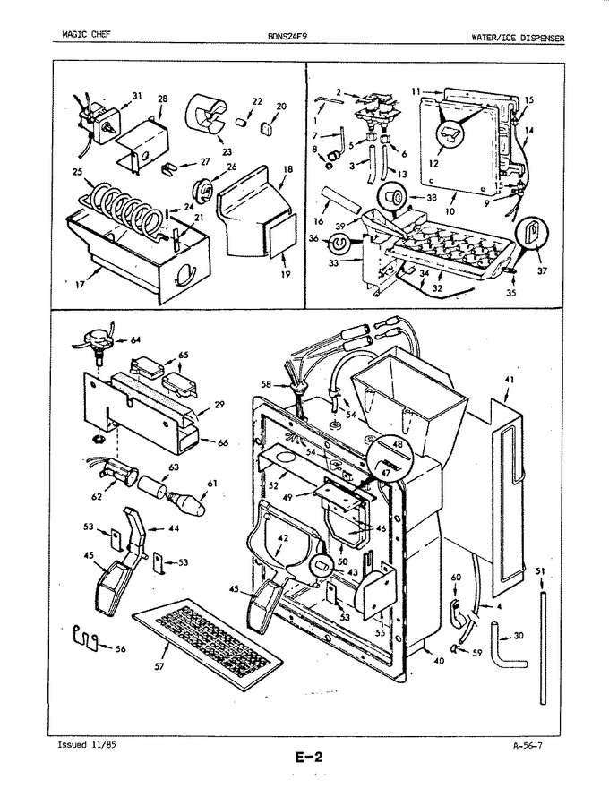 Diagram for BDNS24F9 (BOM: 5L56A)