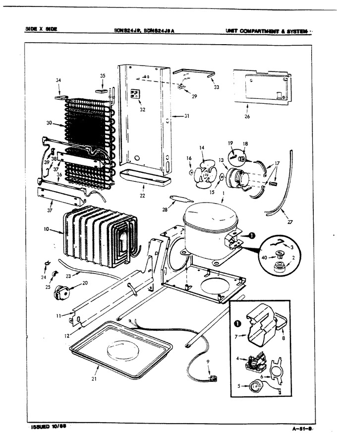 Diagram for BDNS24J9 (BOM: 8N23A)