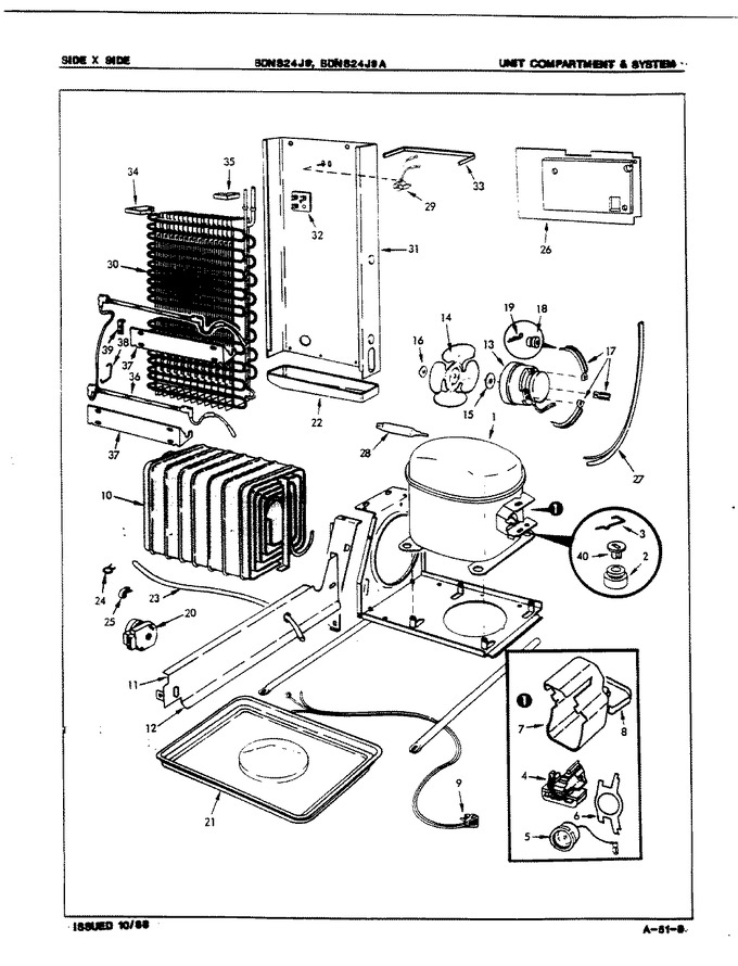 Diagram for BDNS24J9 (BOM: 8N67A)