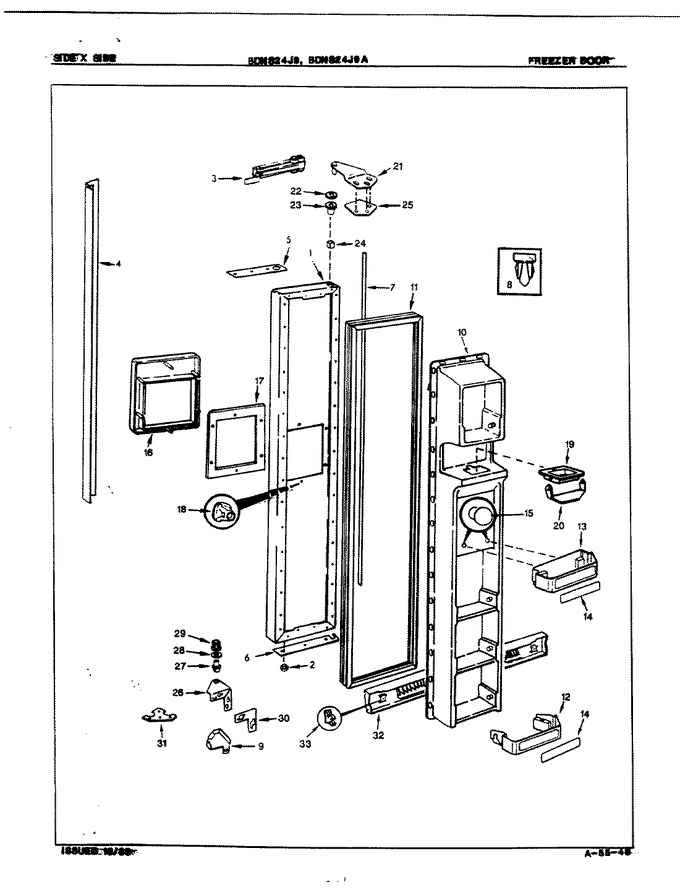 Diagram for BDNS24J9A (BOM: 8N68B)
