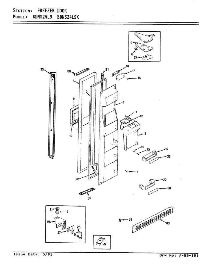 Diagram for BDNS24L9 (BOM: AN91A)