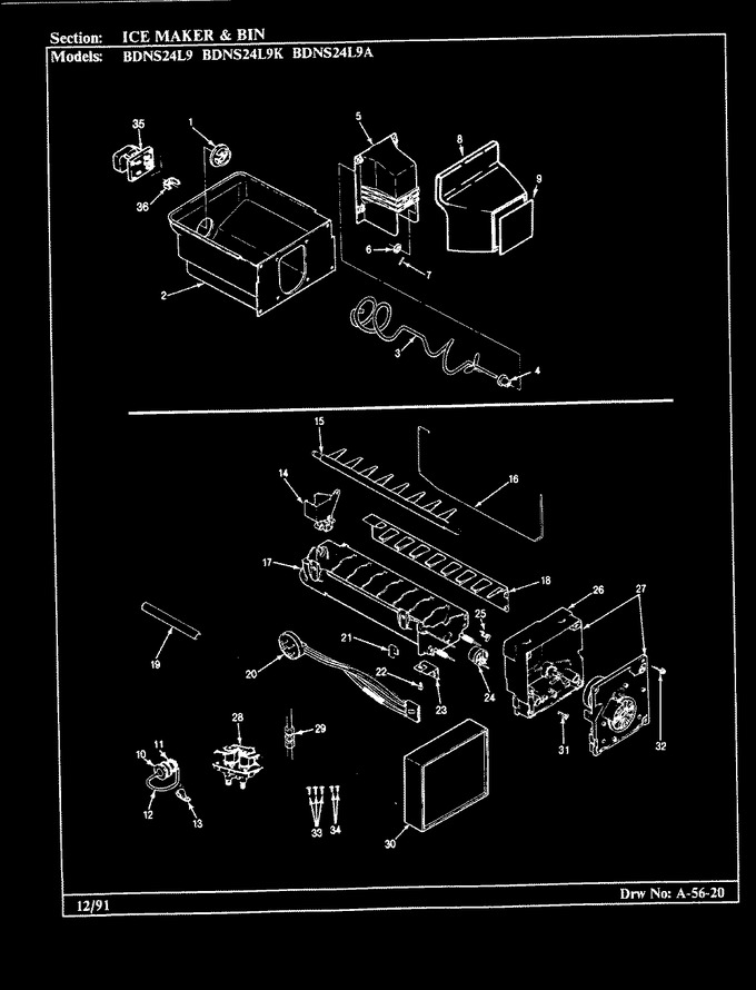 Diagram for BDNS24L9A (BOM: BU85A)