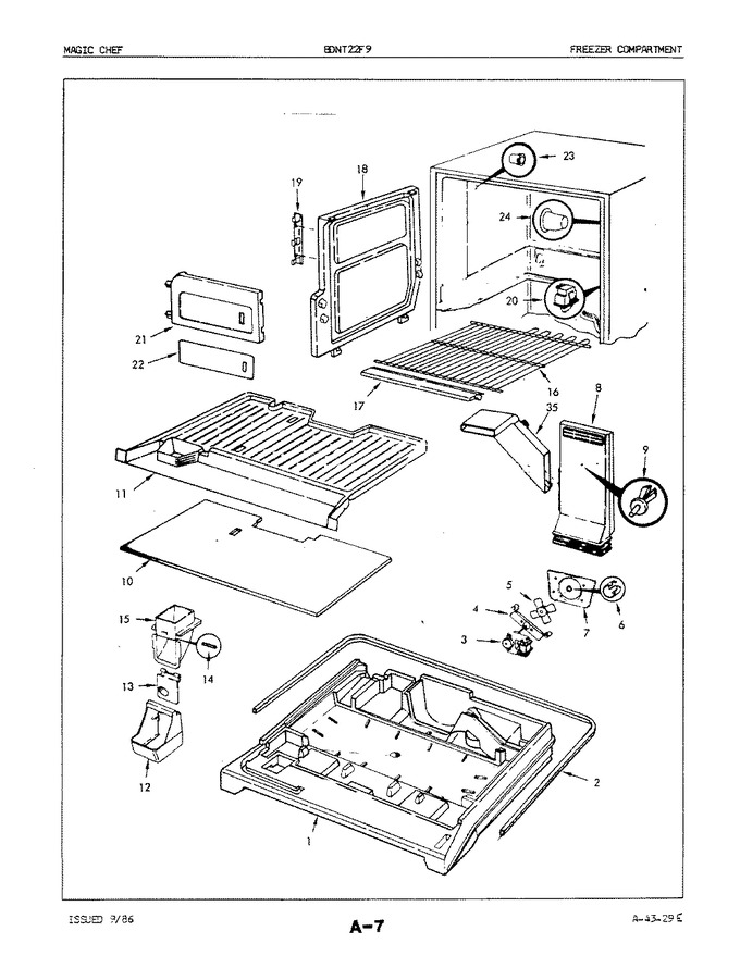 Diagram for BDNT22F9 (BOM: 5B44A)