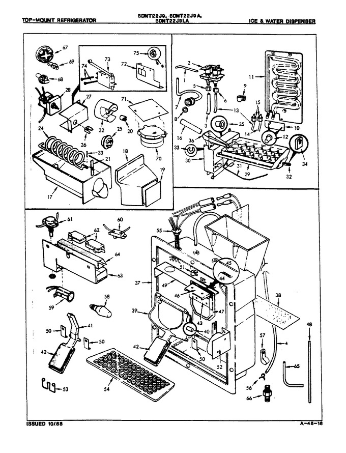 Diagram for BDNT22J9LA (BOM: 8B16B)